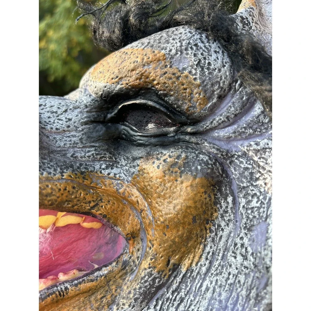 Werewolf mask halloween Black werewolf‎ mask adult size